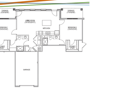 C-1097: Beds - 2: Baths - 2: SqFt Range - 1097 to 1097