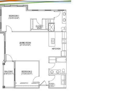 C-1189: Beds - 2: Baths - 2: SqFt Range - 1189 to 1189