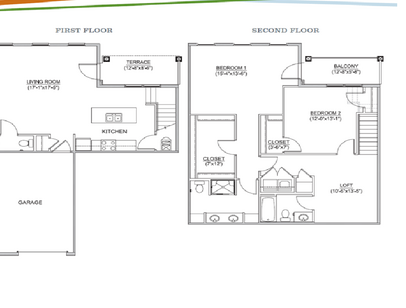 TH-1621: Beds - 2: Baths - 2.5: SqFt Range - 1621 to 1621