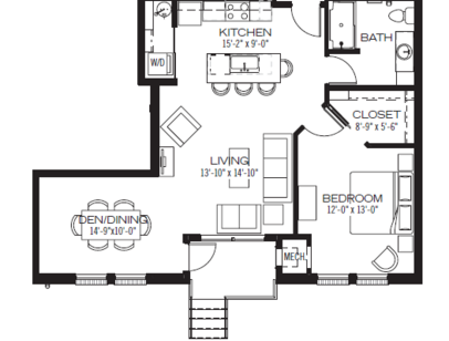 Quincy: Beds - 1: Baths - 1: SqFt Range - 895 to 895