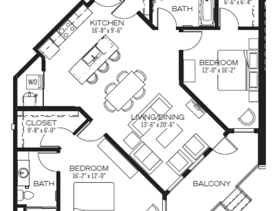 Brandon: Beds - 2: Baths - 2: SqFt Range - 1240 to 1240