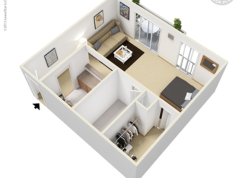 Studio: Beds - Studio: Baths - 1: SqFt Range - 430 to 430