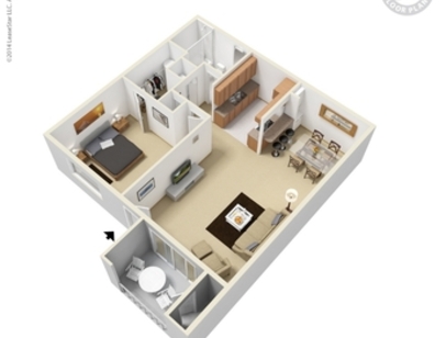 Arcadia: Beds - 1: Baths - 1: SqFt Range - 721 to 721