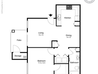 Arches: Beds - 1: Baths - 1: SqFt Range - 717 to 717