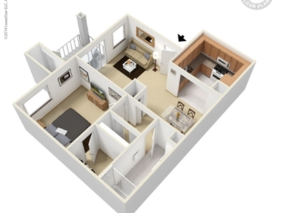 Arches: Beds - 1: Baths - 1: SqFt Range - 717 to 717