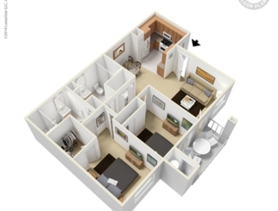 Montague: Beds - 2: Baths - 2: SqFt Range - 943 to 943
