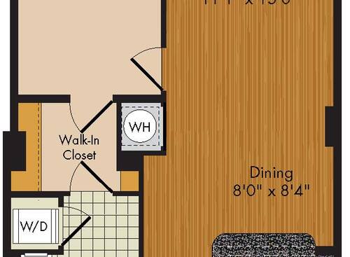 A8 1 Bedroom Apartment in Downtown Arlington VA