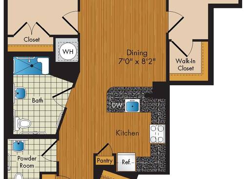 B1 2 Bedroom Apartment in Downtown Arlington VA