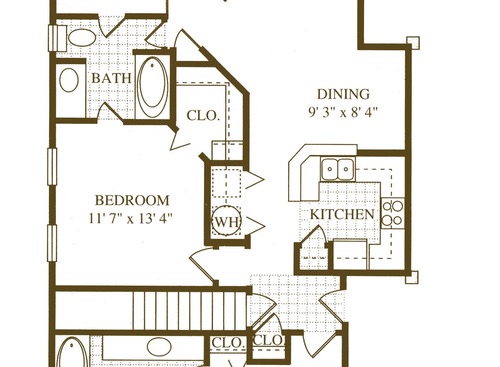 B4 - 2 Bedroom: Beds - 3: Baths - 2: SqFt Range - 1265 to 1265