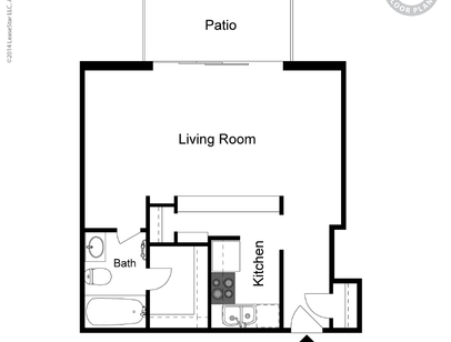 One Bedroom Small - Starting at $650: Beds - 1: Baths - 1: SqFt Range - 506 to 506