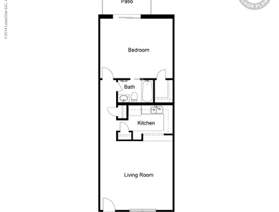 One Bedroom Large - Starting at $674: Beds - 1: Baths - 1: SqFt Range - 750 to 750