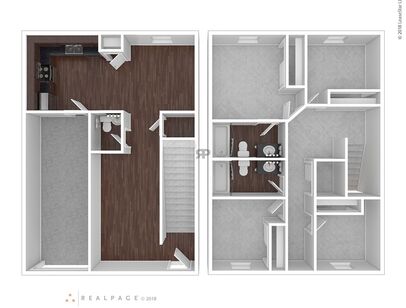 4 Bedroom/2.5 Bath: Beds - 4: Baths - 2.5: SqFt Range - 1400 to 1492