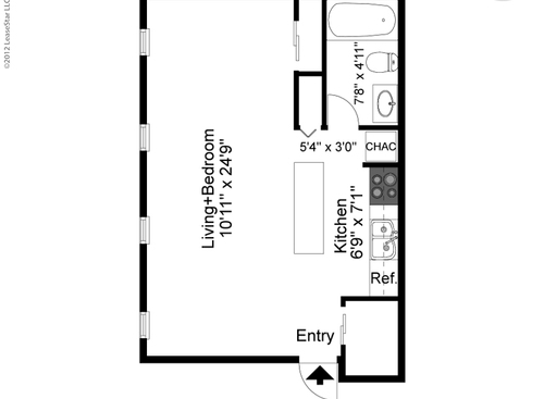 The Stratford: Beds - Studio: Baths - 1: SqFt Range - 486 to 486