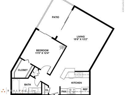 Plan A1: Beds - 1: Baths - 1: SqFt Range - 680 to 680