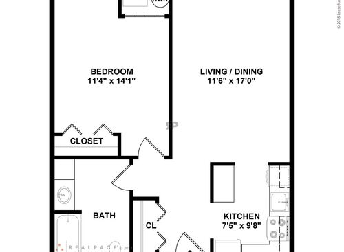 1 Bedroom: Beds - 1: Baths - 1: SqFt Range - 671 to 671