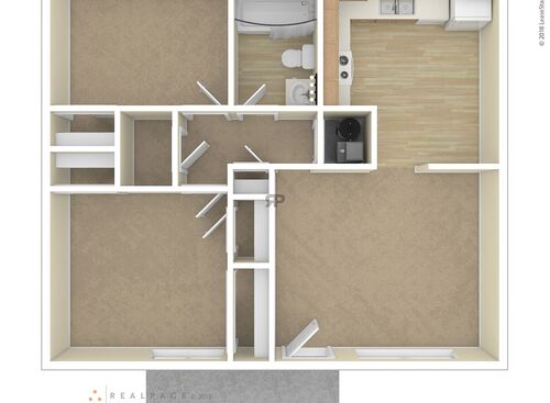 2 Bedroom: Beds - 2: Baths - 1: SqFt Range - 500 to 500