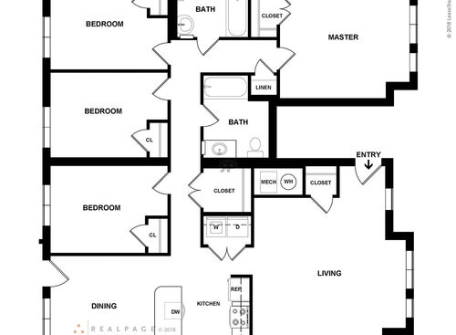 4 Bedroom: Beds - 4: Baths - 2: SqFt Range - 1657 to 1657