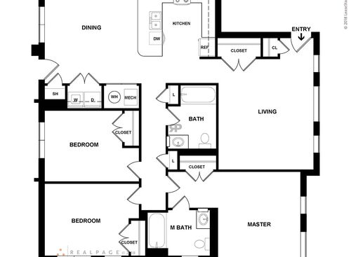 3 Bedroom: Beds - 3: Baths - 2: SqFt Range - 1372 to 1372