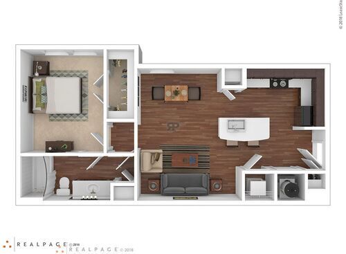 AB260: Beds - 1: Baths - 1: SqFt Range - 692 to 692