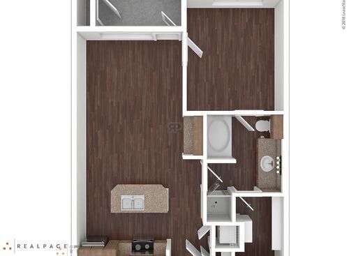 Aspen: Beds - 1: Baths - 1: SqFt Range - 700 to 700