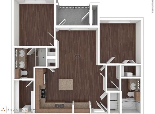 Holly: Beds - 2: Baths - 2: SqFt Range - 943 to 943