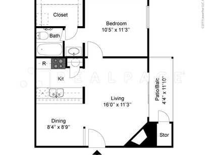 Chatham Green Apts - One Bedroom - 1 bed - 1 bath - 599 sf