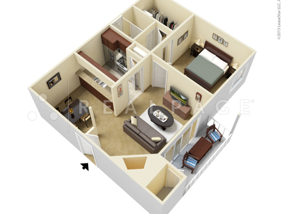 Chatham Green Apts - One Bedroom - 1 bed - 1 bath - 599 sf