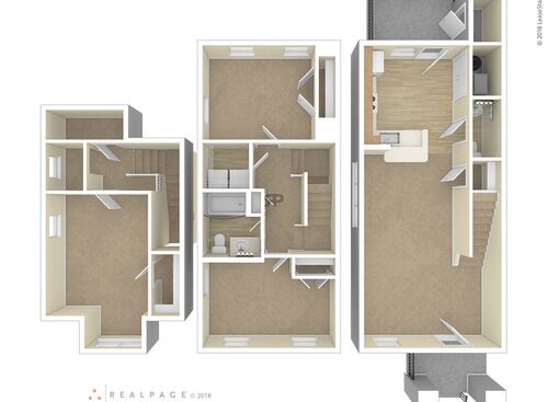 3 Bedroom: Beds - 3: Baths - 1: SqFt Range - 1357 to 1357