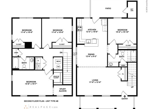 4 Bedroom: Beds - 4: Baths - 2: SqFt Range - 1548 to 1548