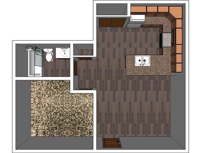 1X1 Small: Beds - 1: Baths - 1: SqFt Range - 650 to 650