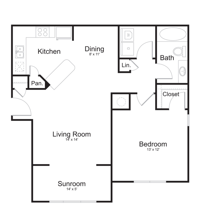 Apartments In Gwinnett At Holland Park 2d Diagram