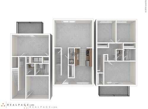 Oak (4 Bedroom / 2.5 Bath): Beds - 4: Baths - 2.5: SqFt Range - 1600 to 1600