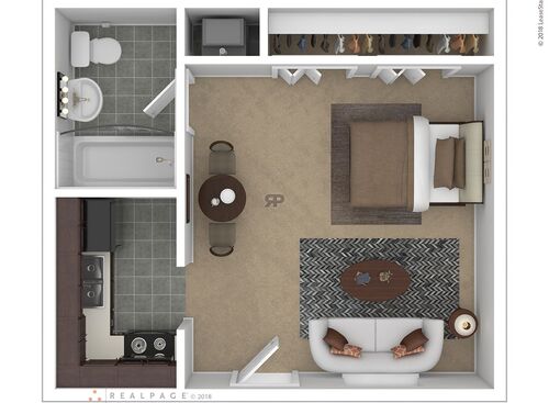 Studio: Beds - Studio: Baths - 1: SqFt Range - 365 to 365