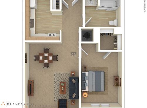 1 Bedroom: Beds - 1: Baths - 1: SqFt Range - 678 to 678