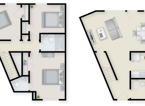 3 BED: Beds - 3: Baths - 2: SqFt Range - 1005 to 1005