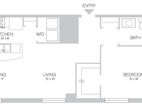 Suite Series 5: Beds - 1: Baths - 1: SqFt Range - 881 to 881