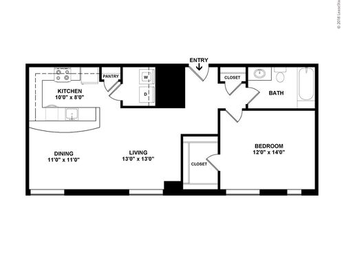 Suite Series 5: Beds - 1: Baths - 1: SqFt Range - 881 to 881