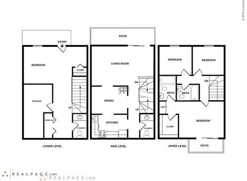 4 Bedroom Tri-Level	: Beds - 4: Baths - 3: SqFt Range - 1800 to 1800