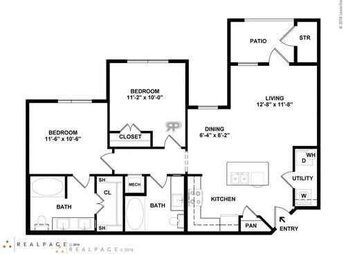 B: Beds - 2: Baths - 2: SqFt Range - 960 to 960