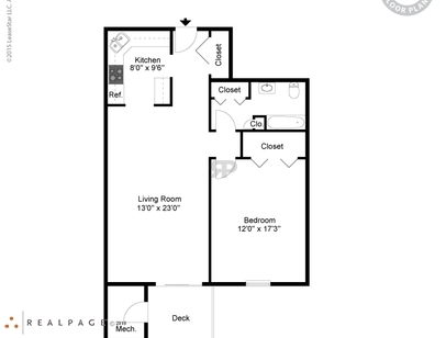 1 Bedroom, 1 Bath: Beds - 1: Baths - 1: SqFt Range - 800 to 800
