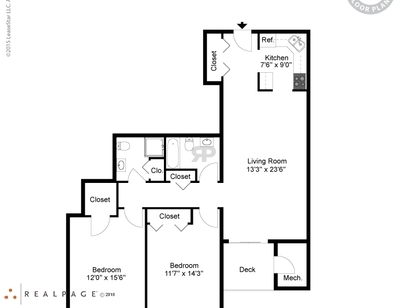 2 Bedroom, 2 Bath: Beds - 2: Baths - 2: SqFt Range - 1062 to 1062