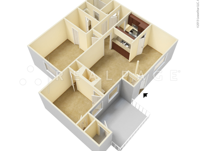 Chatham Green Apts - Two Bedroom - Small - 2 bed - 1 bath - 846 sf