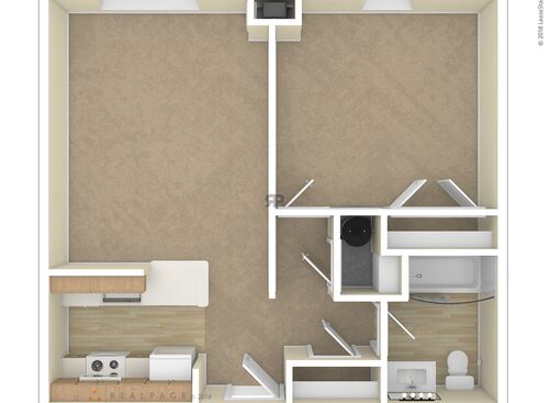 1 Bedroom: Beds - 1: Baths - 1: SqFt Range - 625 to 625