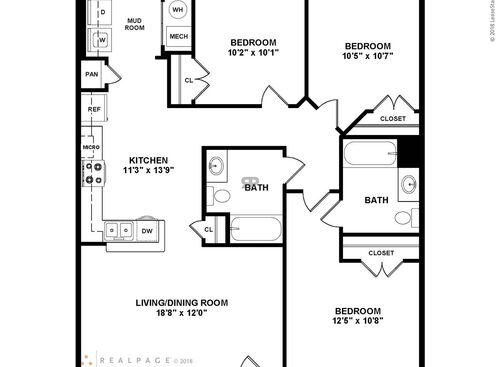 Iris: Beds - 3: Baths - 2: SqFt Range - 1152 to 1152