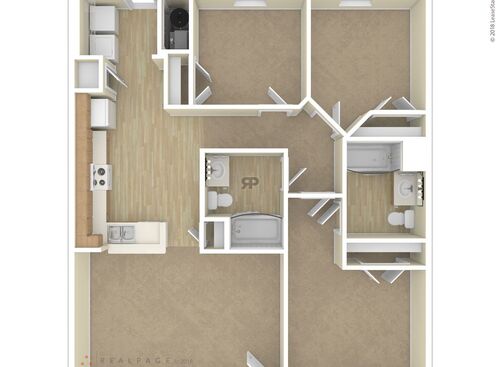 Iris: Beds - 3: Baths - 2: SqFt Range - 1152 to 1152