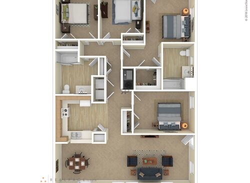 Rose: Beds - 4: Baths - 2: SqFt Range - 1472 to 1472