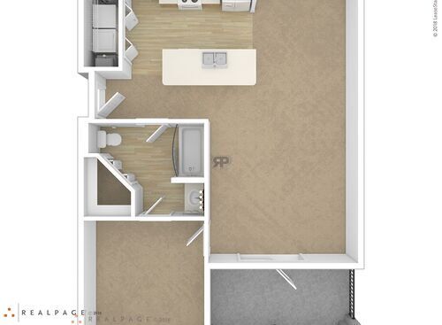 1 Bedroom: Beds - 1: Baths - 1: SqFt Range - 879 to 879