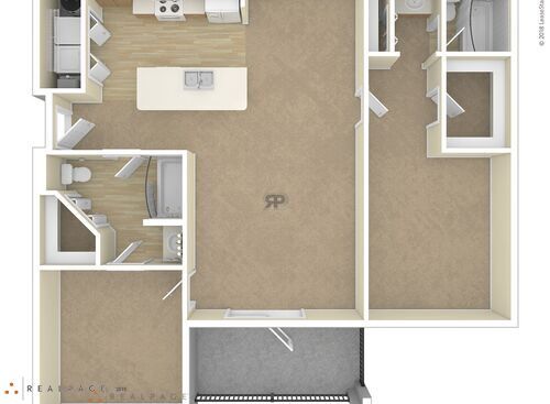 2 Bedroom: Beds - 2: Baths - 2: SqFt Range - 1191 to 1191