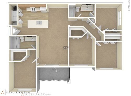 4 Bedroom: Beds - 4: Baths - 2: SqFt Range - 1555 to 1555