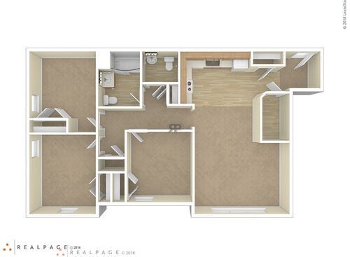 3 Bedroom: Beds - 3: Baths - 1.5: SqFt Range - 1185 to 1185